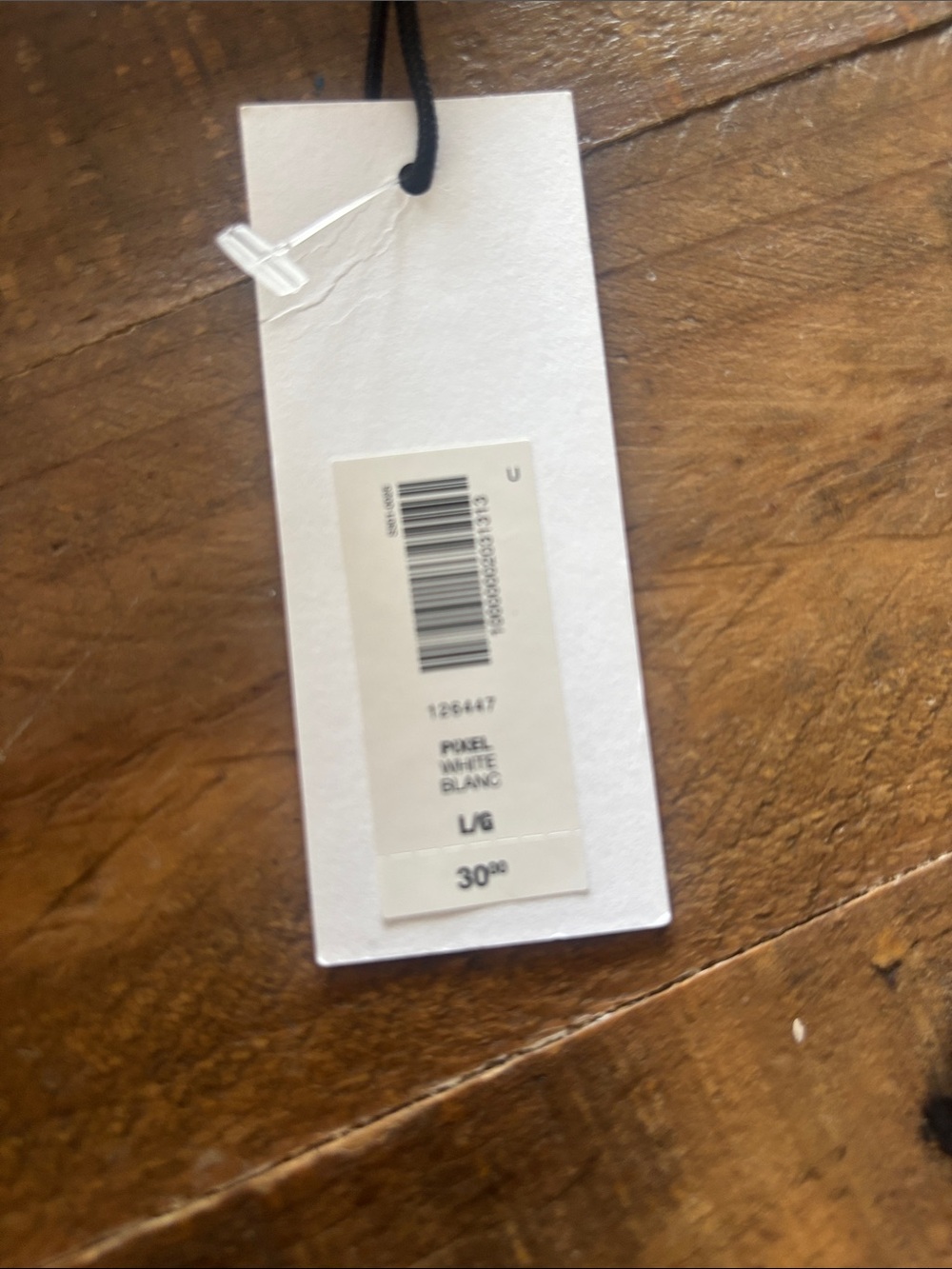 TNA White Ribbed Racerback Tank - Picture 4 of 4